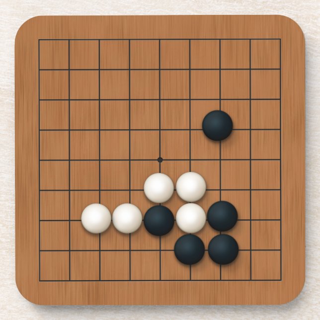 Porta-copo Conselho Miniatura 9x9 Gob com Pedras (Frente)