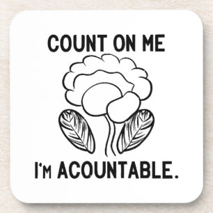 Porta-copo Conte comigo, sou responsável