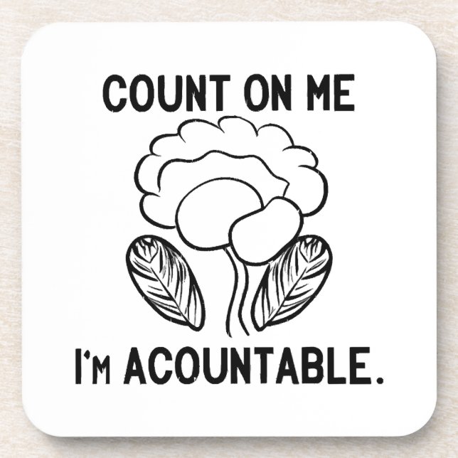 Porta-copo Conte comigo, sou responsável (Frente)