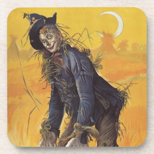 Porta-copo Conto de fadas do vintage, o espantalho de mágico