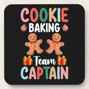 Porta-copo Cookie Baking Team Capitão Família Natal