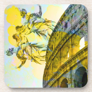 Porta-copo Cool art of Rome elements in trendy way