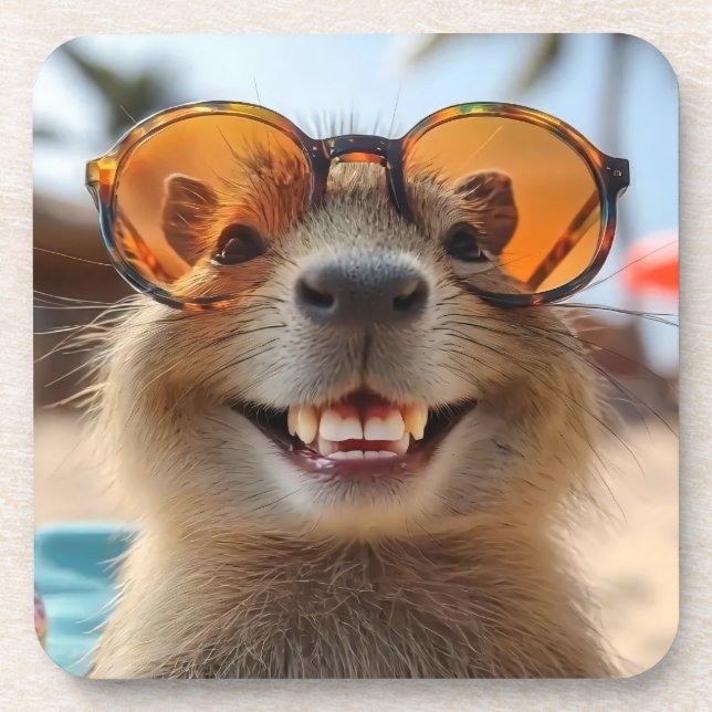 Porta-copo Cool Capybara (Frente)