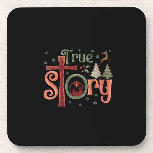 Porta-copo Cool Christian Christmas Resurrection Day Jesus Tr (Frente)