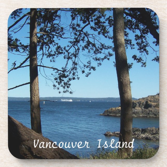 Porta-copo Copo de Bebida da Ilha de Vancouver (Frente)