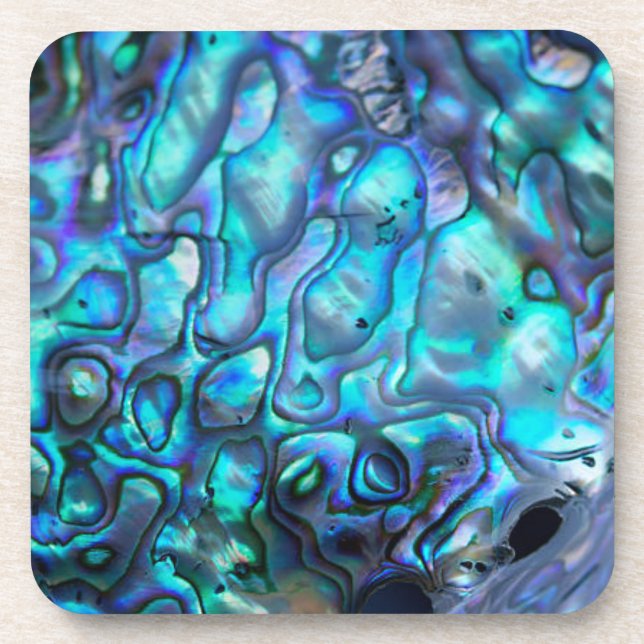 Porta-copo Copo de plástico duro com impressão de abalone (Frente)