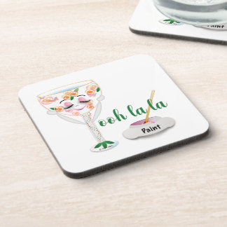Porta-copo Copo de Vinho com Personalidade