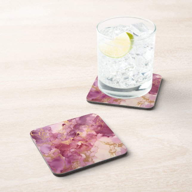 Porta-copo Cor da água rosa (Lado Direito)