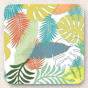 Porta-copo Cor de fundo da floresta tropical/DIY do PixDezine