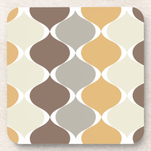 Porta-copo Cor de fundo mod ogee/diy da PixDezines