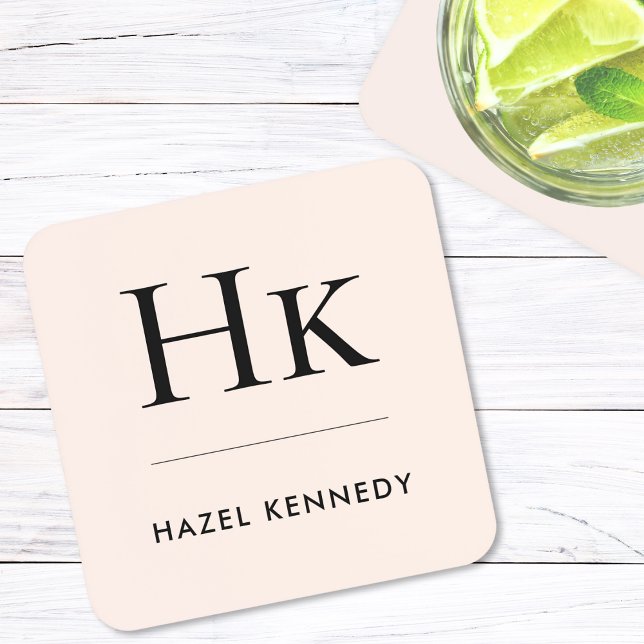 Porta-copo Cor-de-rosa Mínimo Elegante Simples e Elegante (Criador carregado)