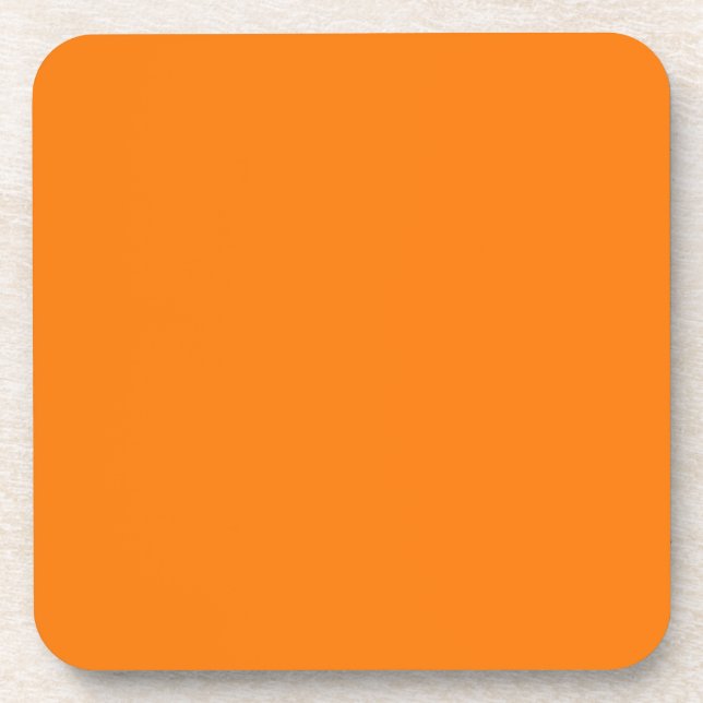 Porta-copo Cor Laranja (Frente)