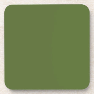 Porta-copo Cor Sólida Verde Oliva Escuro