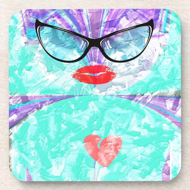 Porta-copo Coração perfeito (Frente)