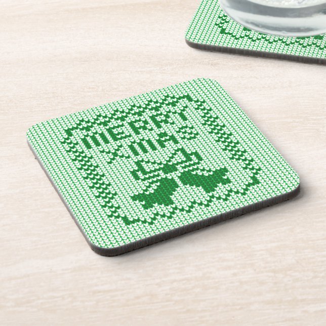 Porta-copo Cordéis feios de camisolas e Feliz Natal w (Left Side)