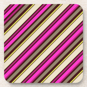 Porta-copo Cores de fundo DIY PixDezines Malibu Stripes