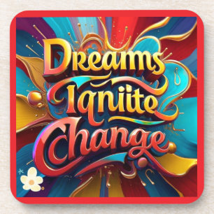 Porta-copo "Cores de inspiração"