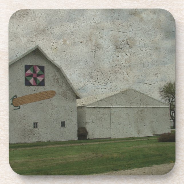Porta-copo Corn Barn Crackle (Frente)