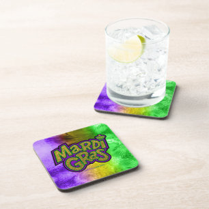 Porta-copo Coroa tema Mardi Gras festivo SlipperyJoe's reinf
