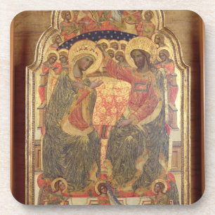 Porta-copo Coroação do Virgin, 1372