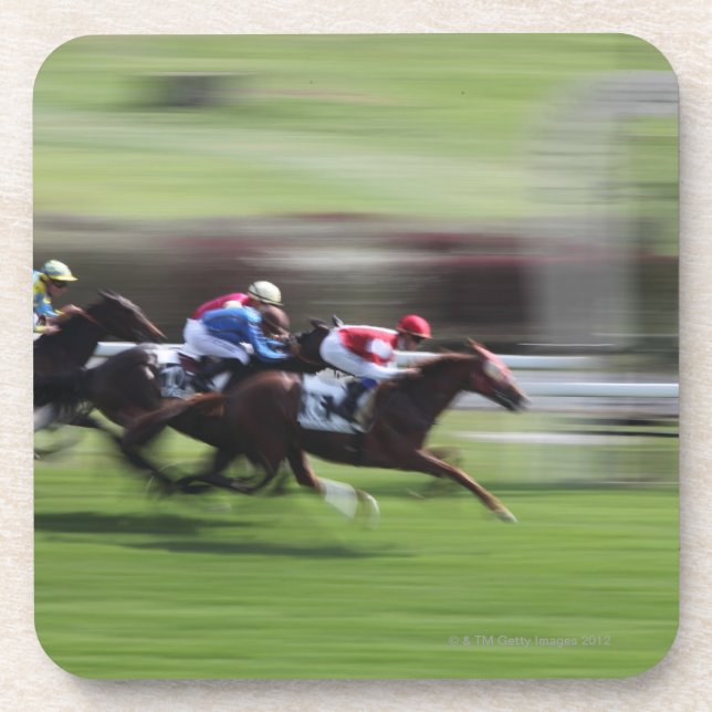 Porta-copo Corrida de cavalos (Frente)
