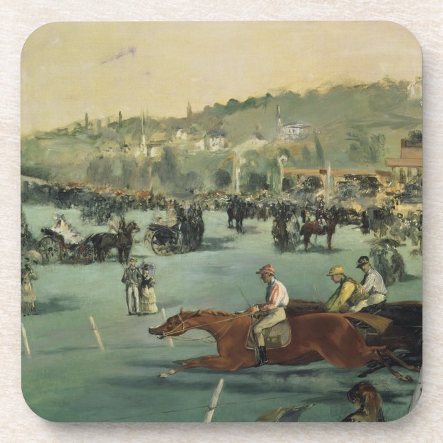 Porta-copo Corrida de cavalos de Manet |, 1872 (Frente)