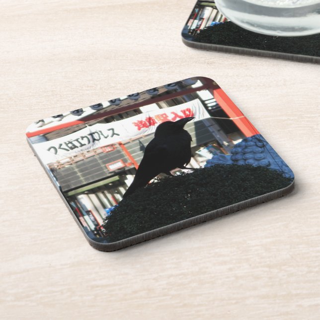 Porta-copo Corvo Japonês (Left Side)