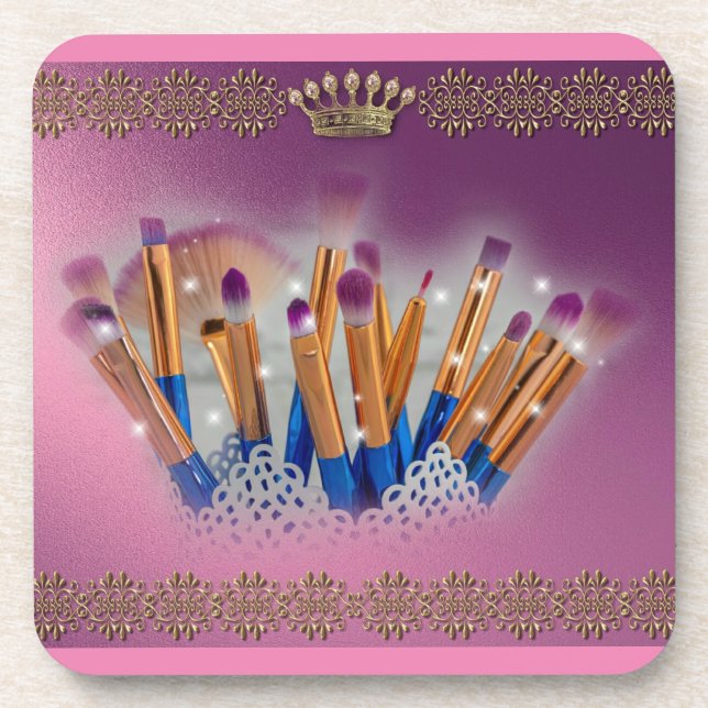 Porta-copo Cosméticos Makeup Brush Glamor (Frente)