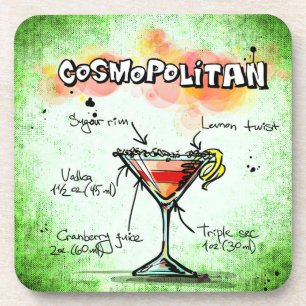 Porta-copo Cosmopolitan Drink Recipe