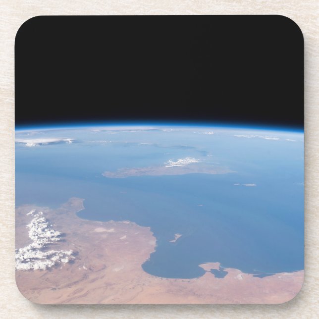 Porta-copo Costa Da Tunísia E Líbia E Ilha Da Sicília (Frente)