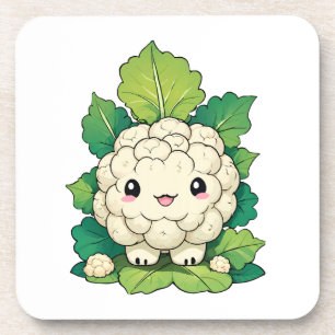 Porta-copo Couve-flor Kawaii