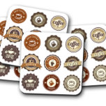 Porta-copo Crachá de café Vintage | Portas copos De Café Retr<br><div class="desc">Adicione um toque clássico ao seu espaço de café com nosso Conjunto de Portas copos de Crachá de Café Vintage. Com designs na moda, crachás de café da velha escola, este conjunto captura o encanto dos cafés tradicionais e da cultura de café eterno. Feitas de cortiça de alta qualidade, essas...</div>