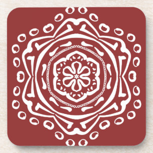 Porta-copo Cranberry Mandala