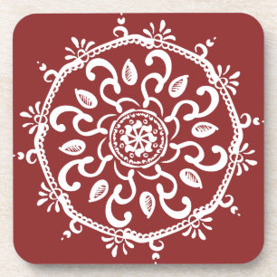 Porta-copo Cranberry Mandala