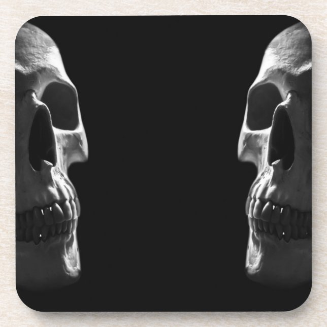 Porta-copo Crânios sorridentes (Frente)