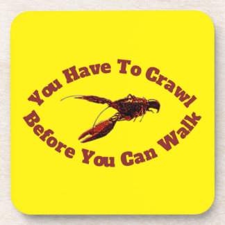 Porta-copo Crawfish Rastreia Antes de Andar Design