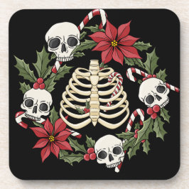 Porta-copo Creepmas Crânio e Ribcage