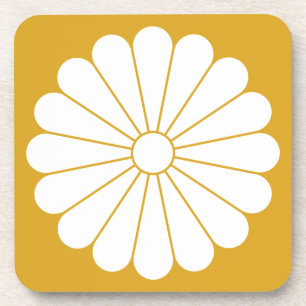 Porta-copo crisântemo de dezesseis pétalas