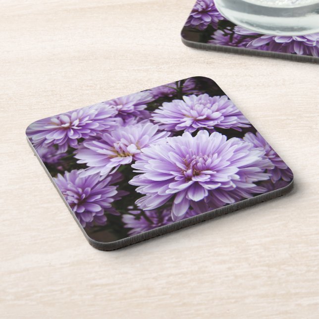 Porta-copo Crisântemo de Perigo Roxo (Left Side)