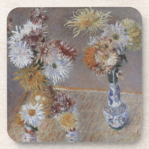 Porta-copo Crisântemos por Gustave Caillebotte