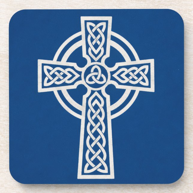 Porta-copo Cruz Celta Azul (Frente)
