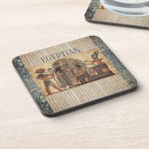 Porta-copo Cultura Vintage do Antigo Egito, Design Original