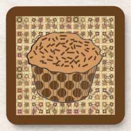 Porta-copo Cupcake do Fosco de Caramelo com borrachas