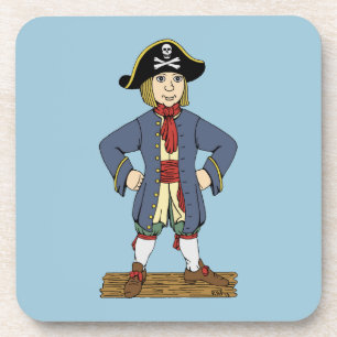 Porta-copo Curioso Pirata