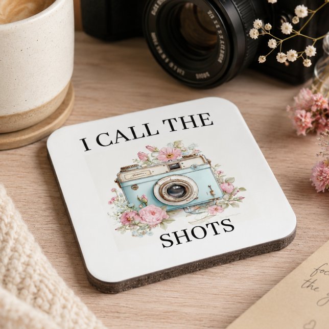 Porta-copo Cute Retro Camera Coaster para Amantes de Fotograf (Criador carregado)
