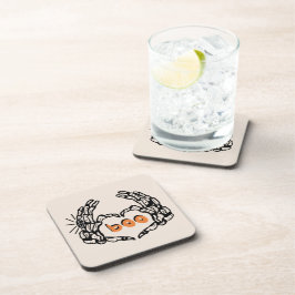 Porta-copo Cute Skelton Hands Married Halloween 