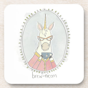 Porta-copo Cutie cafeinado   Brew Unicorn