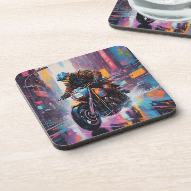 Porta-copo Cyberpunk - portas copos com rolha de trás - conju (Left Side)