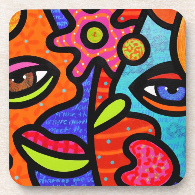 Porta-copo Da "mercado flor " (Frente)