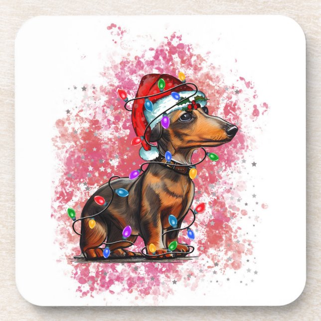 Porta-copo Dachshund Natal (Frente)